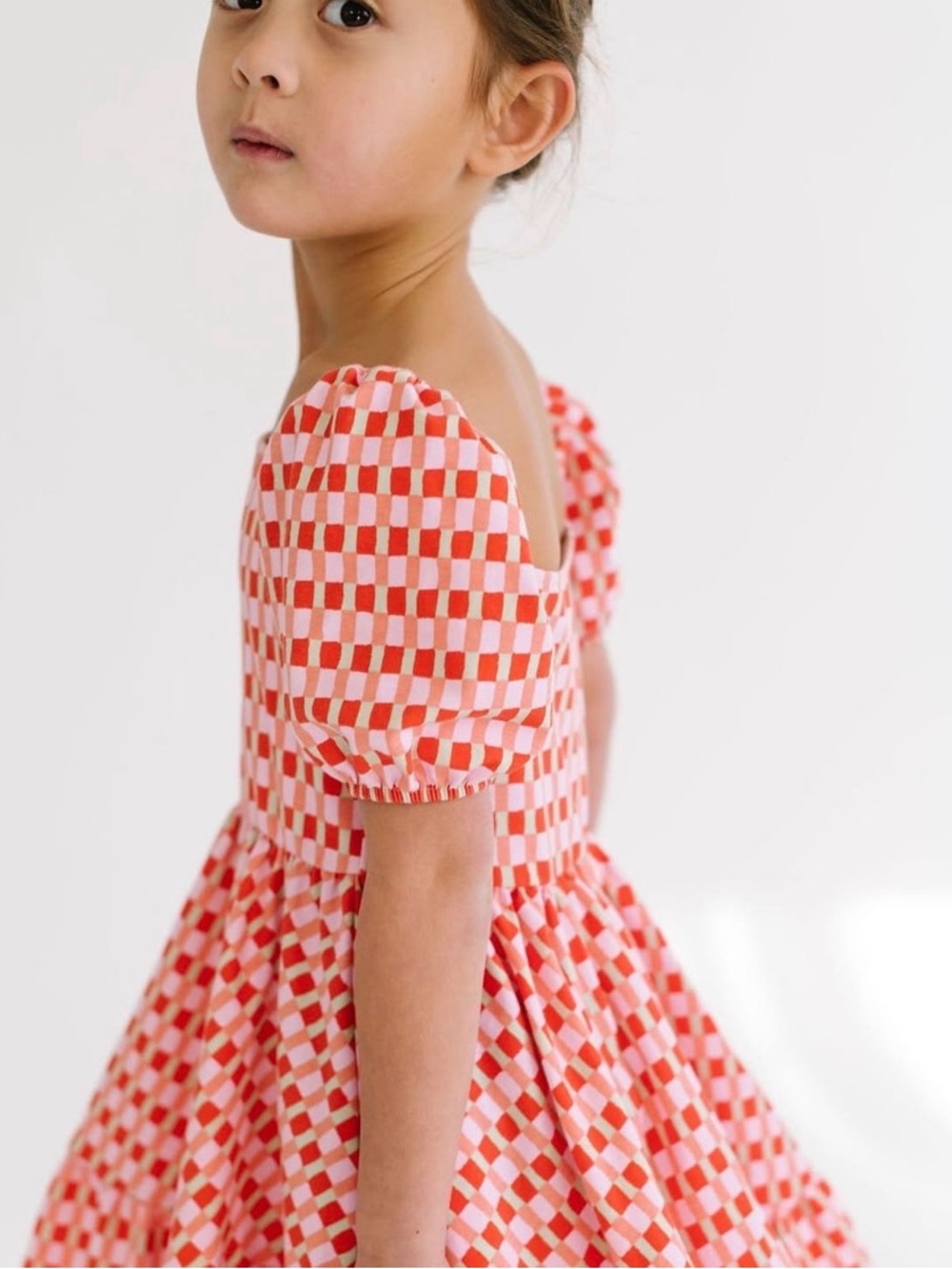 Alice & Ames Juliet twirl dress Wild Plaid size 7 girls new